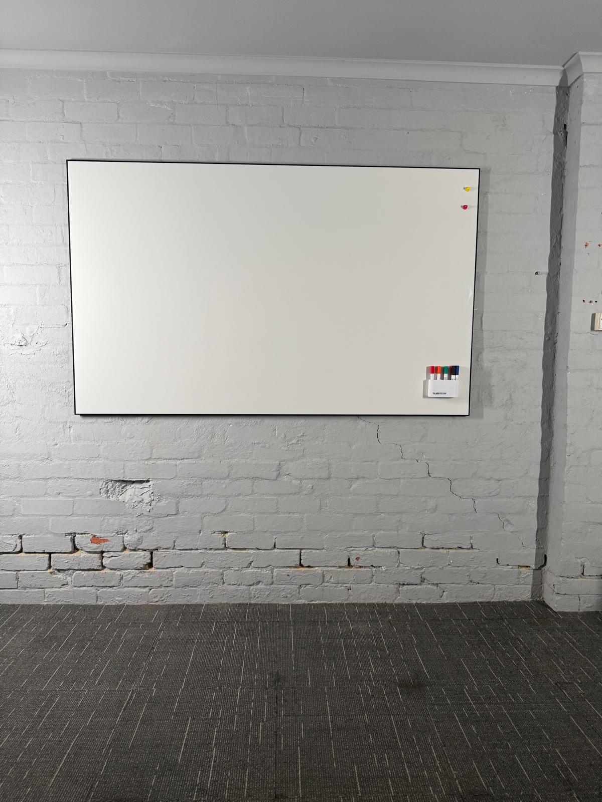 Slimline Ceramic Steel Magnetic Whiteboard