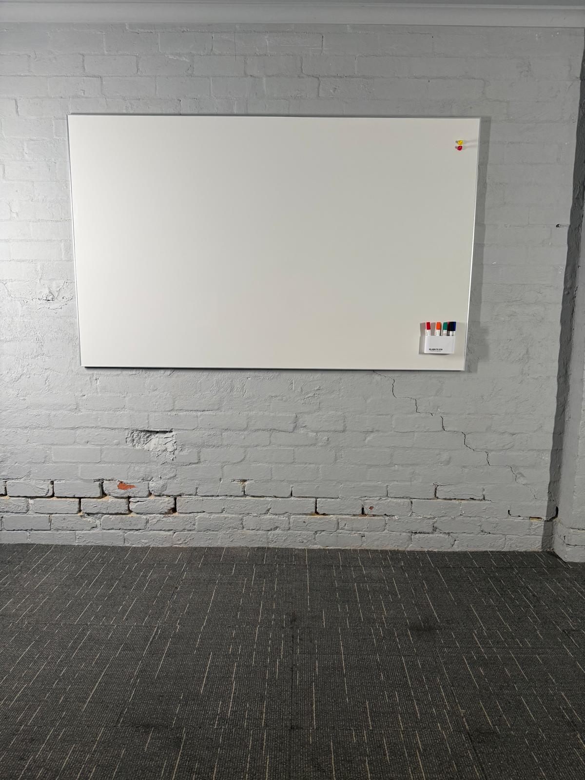 Slimline Ceramic Steel Magnetic Whiteboard