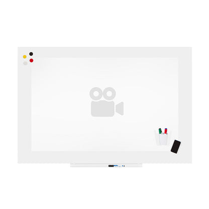 SKIN MATT FRAMELESS WHITEBOARDS 1500X1000 mm