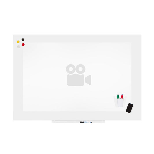 SKIN MATT FRAMELESS WHITEBOARDS 1500X1000 mm