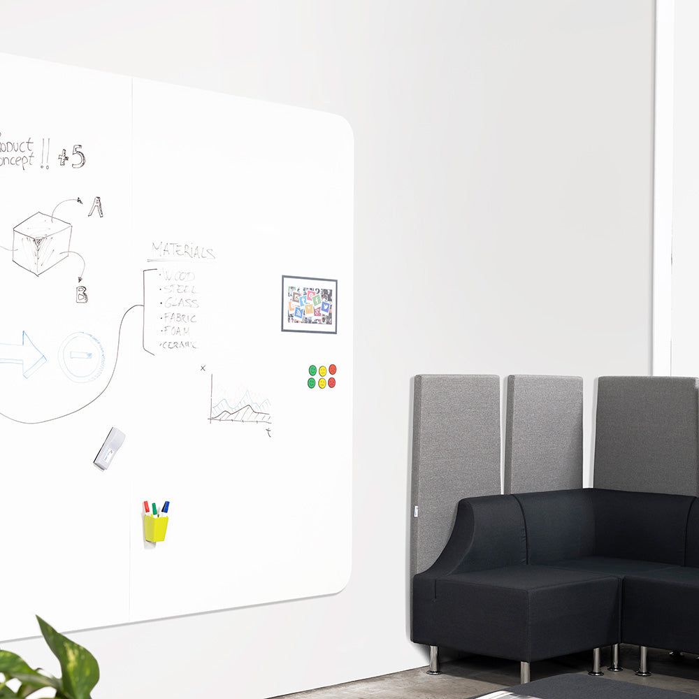 SKIN FRAMELESS CERAMIC WHITEBOARDS
