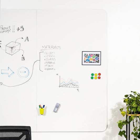 SKIN FRAMELESS CERAMIC WHITEBOARDS